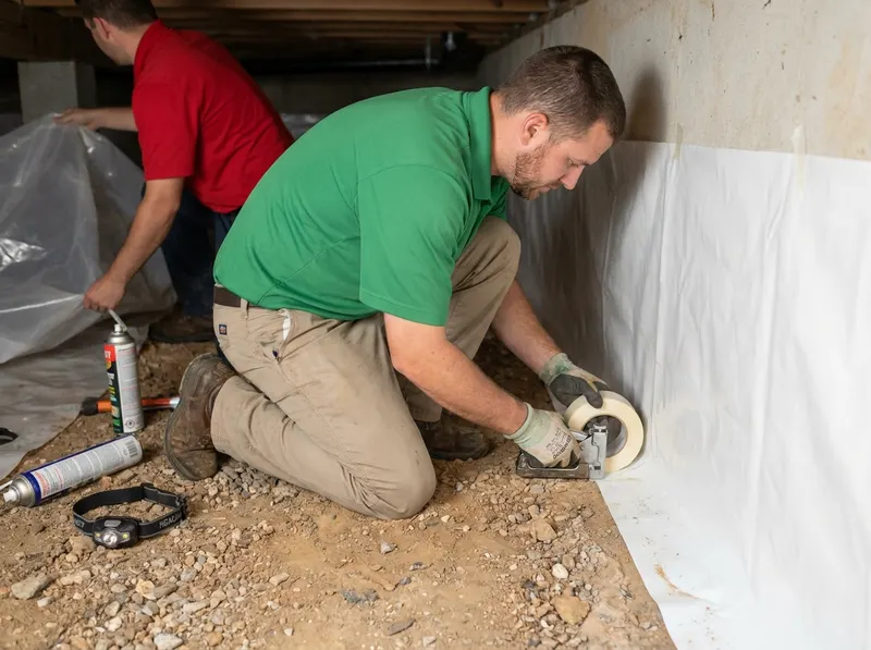 Crawlspace Vapor and Pest Encapsulation in Greenville, SC